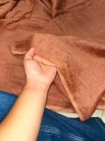 NK Premium Export Organic Linen – Burnt Copper (56") - Image 3