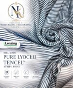 Lenzing™ Certified 100% Organic Tencel™ Lyocell Twill Stripe (56") - Image 4