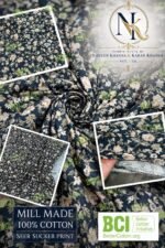 Arvind Mills 100% BCI Cotton Seersucker Print – Custom Art (54") - Image 3