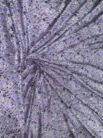 Livaeco™ Rayon Dragon Flower Print – Lilac & Black (30x30s / 57")